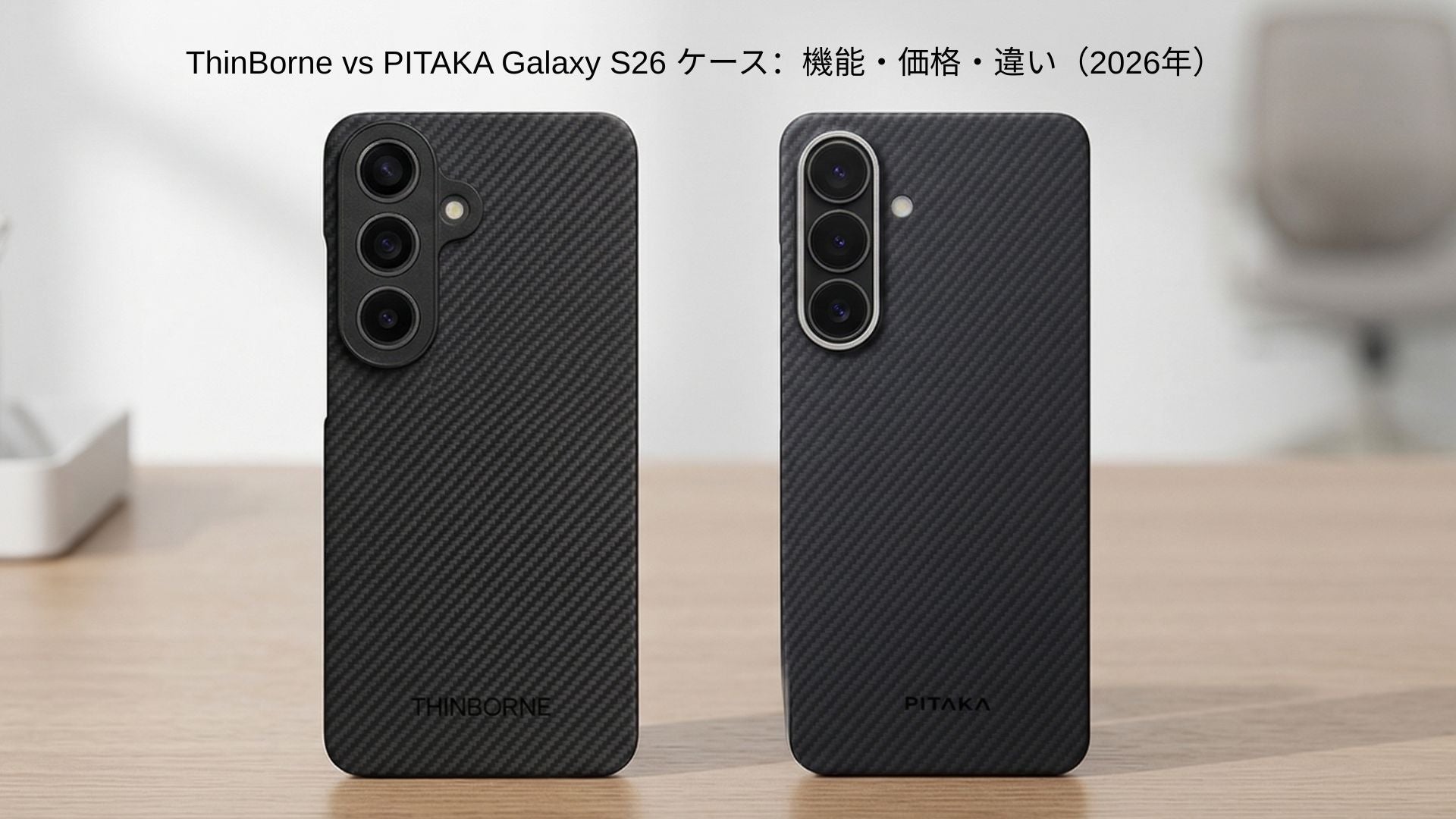 Galaxy S26ケース比較：ThinBorne vs PITAKA（2026） – Thinborne Japan