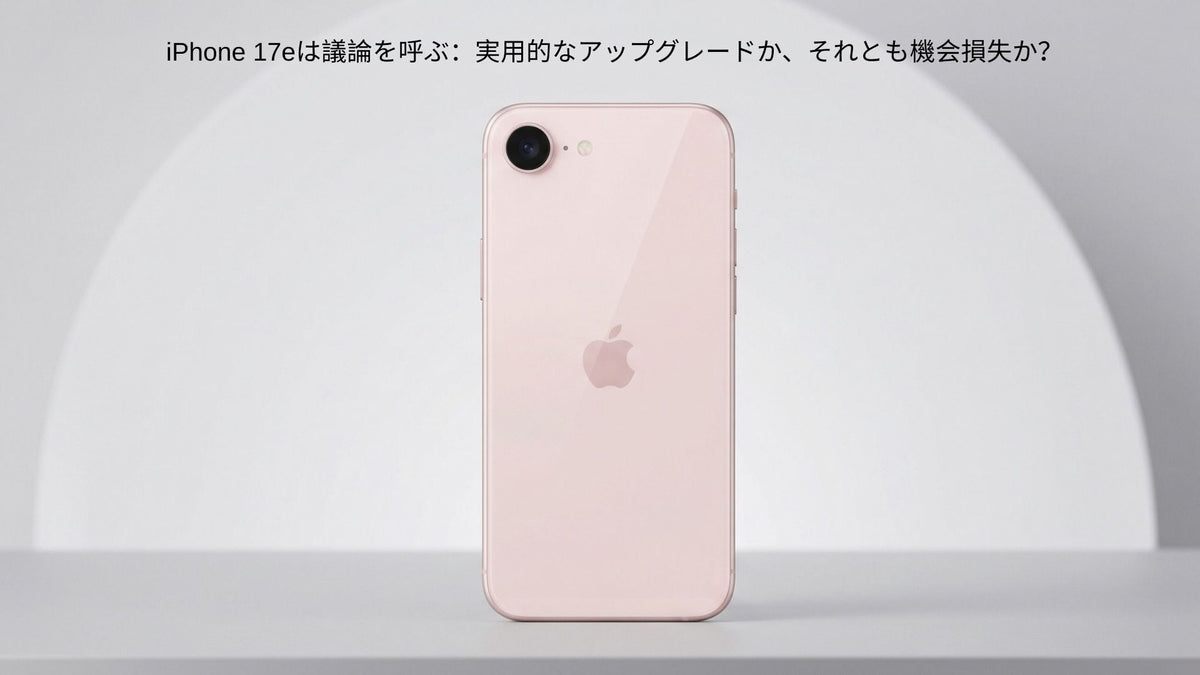 ピンクカラーのiPhone 17e 