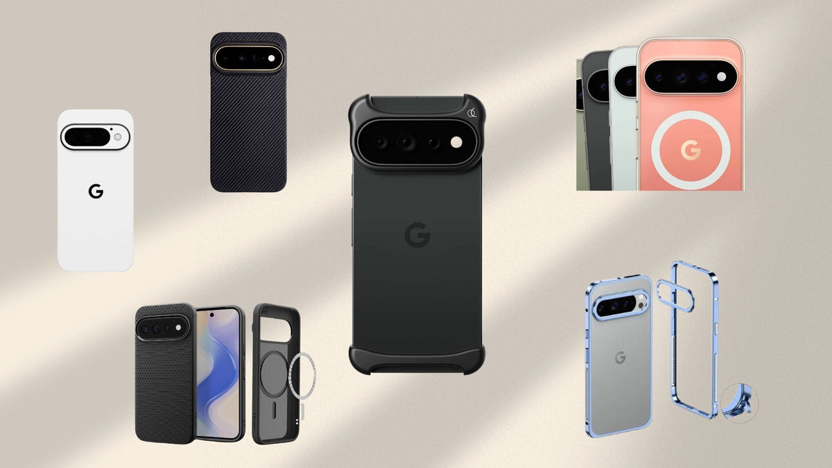 Pixel 11 cases and alternatives surrounding the Arc Pulse bumper case