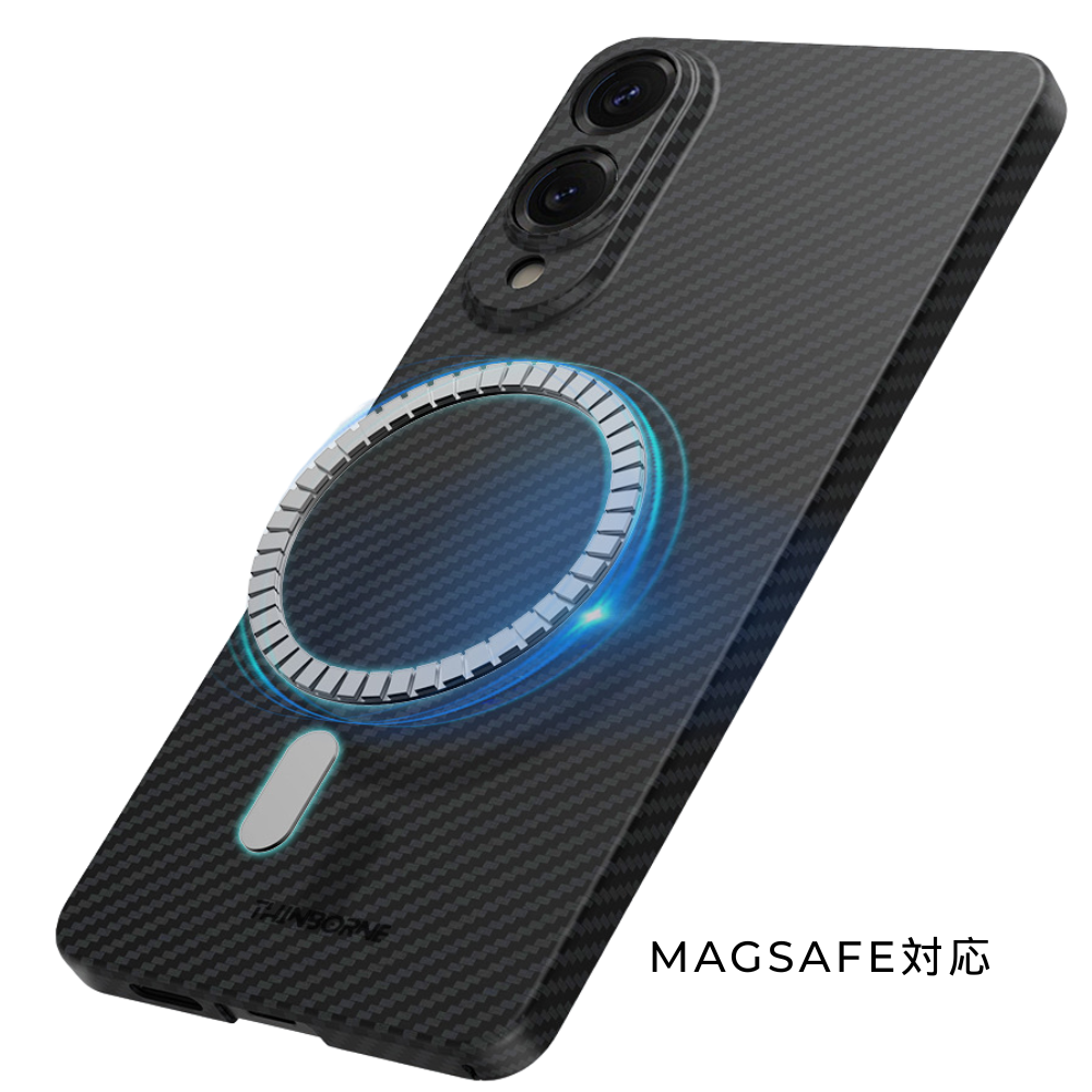 Galaxy S25 Edge ケース｜超薄型・MagSafe対応・アラミドファイバー製