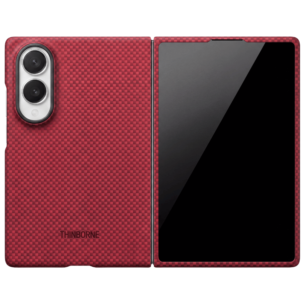     Galaxy Z Fold8 用 Thinborne 超薄型 600D アラミド繊維ケース（ブラック・MagSafe対応）