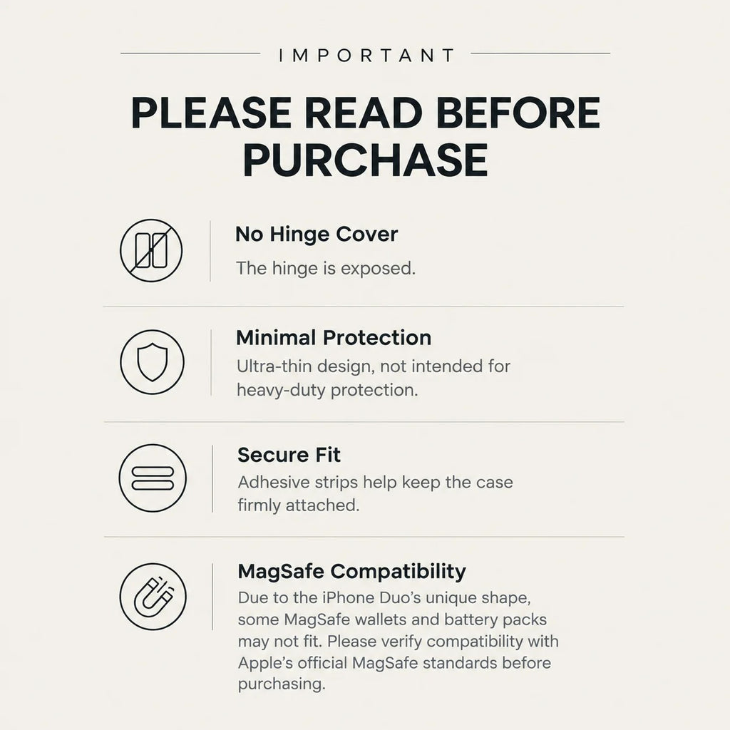 iPhone Duo 超薄型ケース｜アラミドファイバー｜MagSafe対応 | ブラック