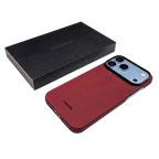 ThinborneのレッドiPhone 18 Pro ケース｜高級アラミド繊維の質感と専用パッケージ