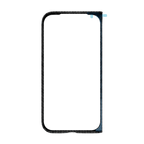 固定用ガイドテープがついた Google Pixel 11 Pro Fold 用ブラックのフロント画面保護フレーム