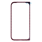 装着用粘着テープガイドが付いた Google Pixel 11 Pro Fold 用レッドのフロント画面保護用フレーム
