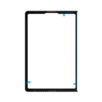 固定用粘着テープがついた Galaxy Z Fold 8 用ブラックのフロント画面保護フレーム内面
