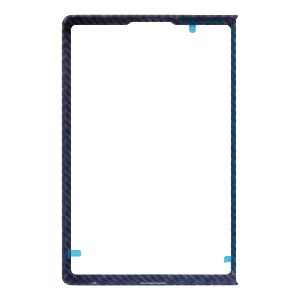 マグネットリングと保護粘着テープが付いた Galaxy Z Fold 8 用ブルーケース本体の内面